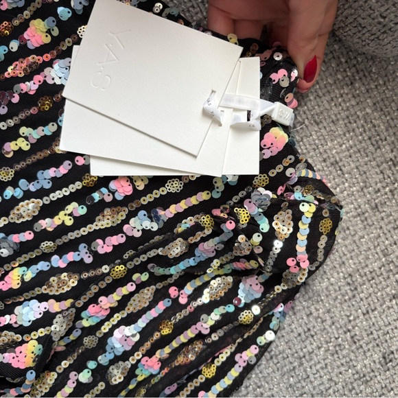 BNWT Y.A.S Yasbina LS Sequin Mini Dress - Size S - Picture 10 of 13